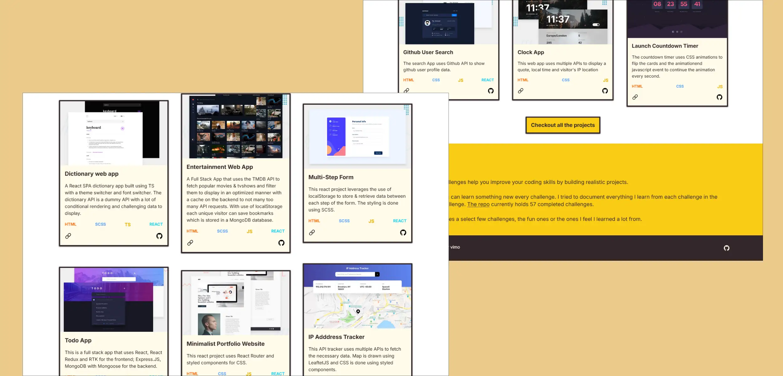 50+ Figma Designs to Dev Challenge screenshot